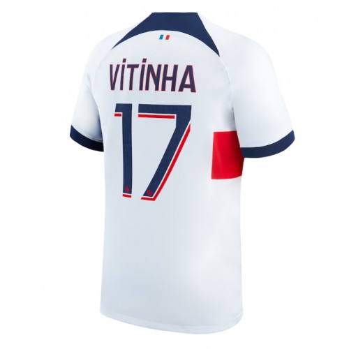 Fotbalové Dres Paris Saint-Germain Vitinha #17 Venkovní 2023-24 Krátký Rukáv